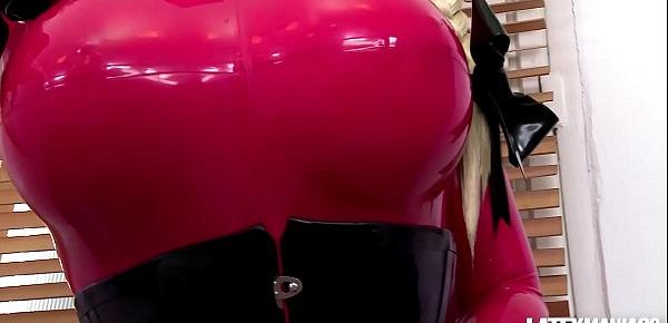  Latex fuck of the year with BDSM Goddess Latex Lucy